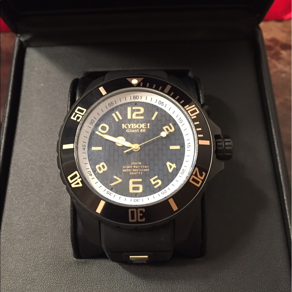 KYBOE WATCH - ORIGINAL BOX & PAPERWORK - NEW